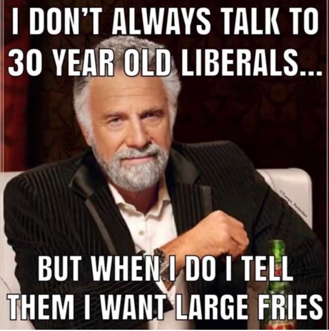 Large fries please – meme