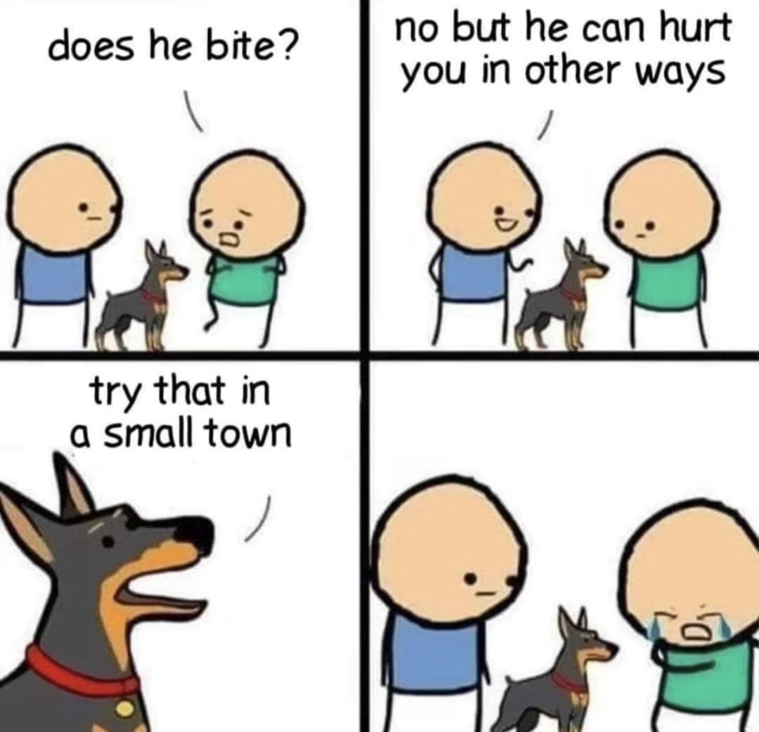 Small town – meme