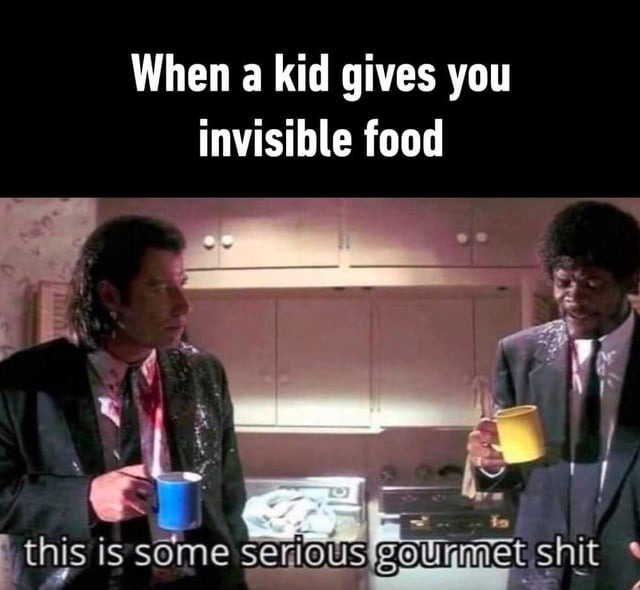 Invisible food – meme