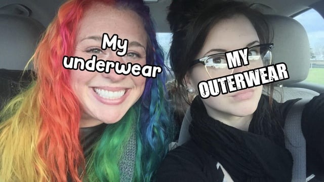 Underwear vs Outerwear – meme