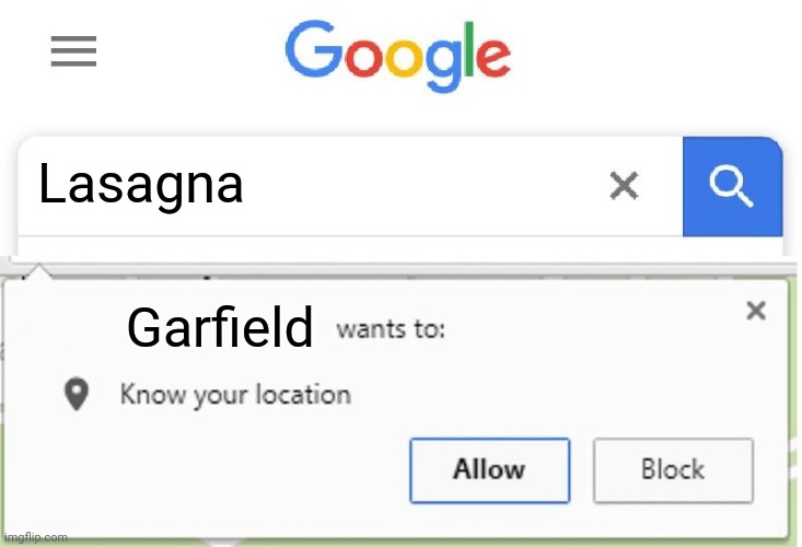 Lasagna Garfield