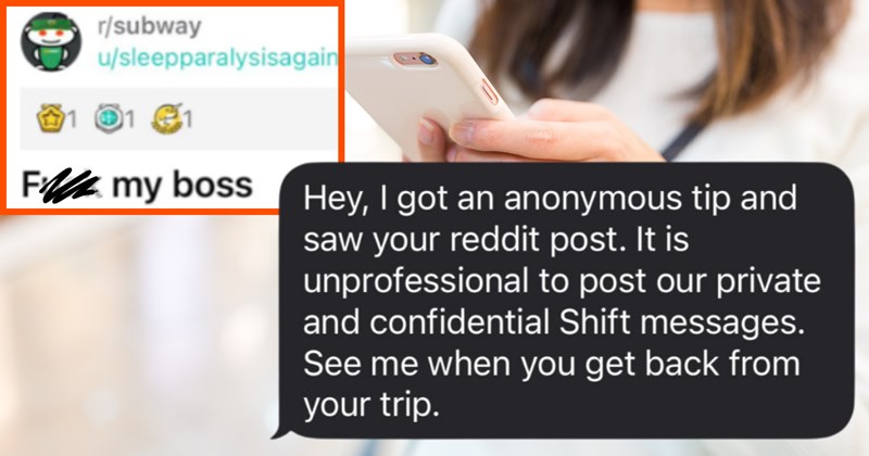 Employee Roasts His Boss on Reddit Then Gets Fired for Posting ‘Confidential’ Messages From His Boss