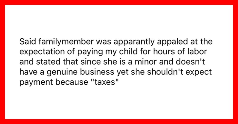 Entitled Relative Expects 9-Year-Old to Bake Dozens of Cupcakes for Party, Gets Mad When Parent Demands Payment for Labor