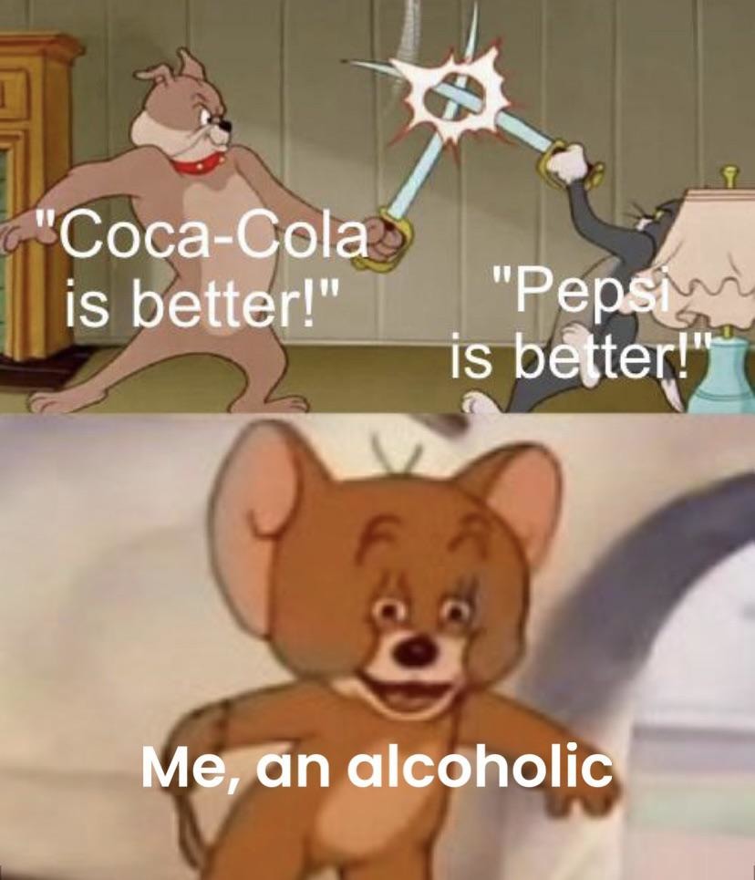 Coca cola vs Pepsi – meme