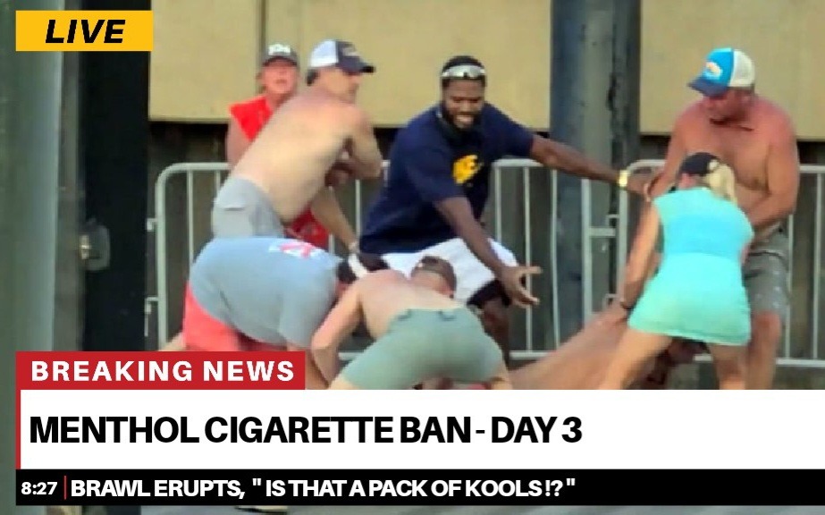 Menthol Cigarette Ban – DAY 3 – meme