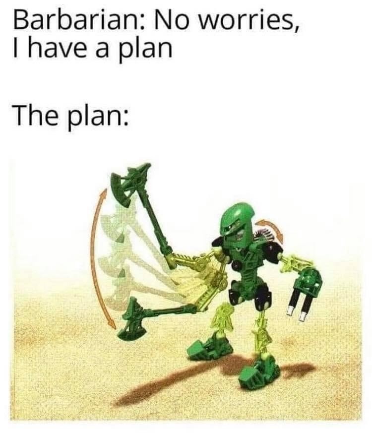 Clickity clackity my plan is to attackatthee – meme