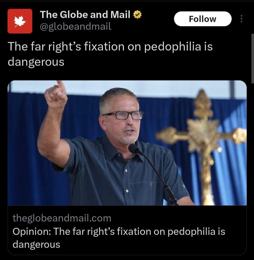 Hating pedos makes you a far right extremist – meme