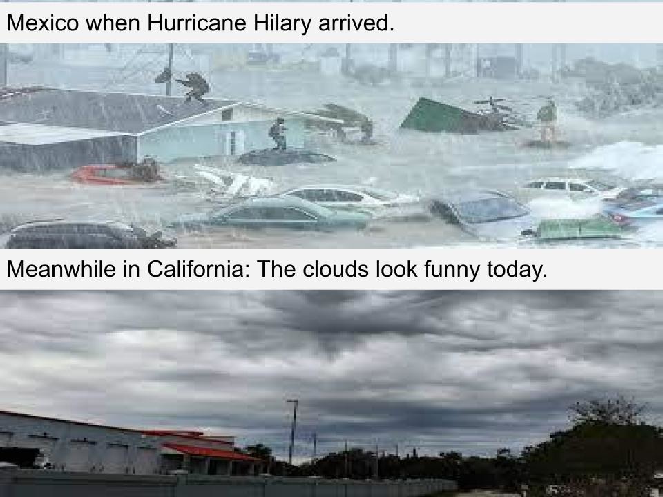 The Californians definitely were NOT prepared – meme