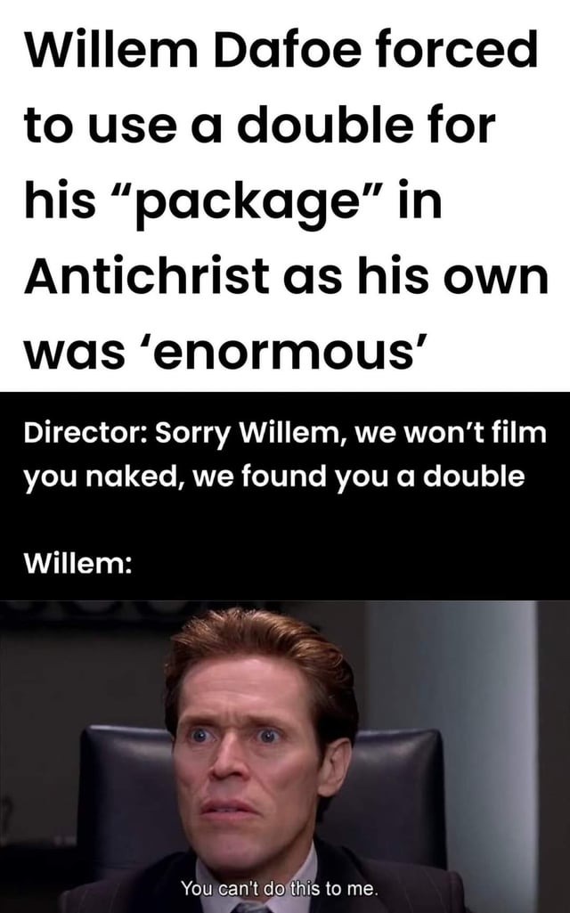 Willem Dafoe news – meme