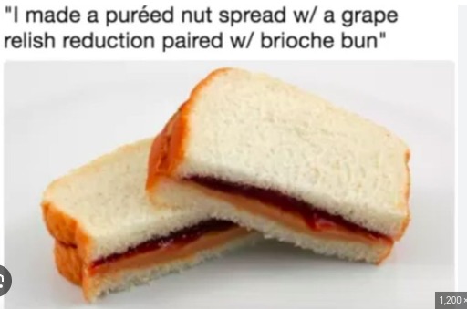 Fancy peanut butter and jelly XD – meme