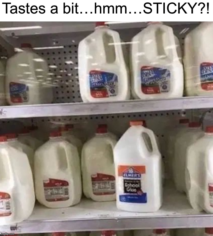 Sticky milk