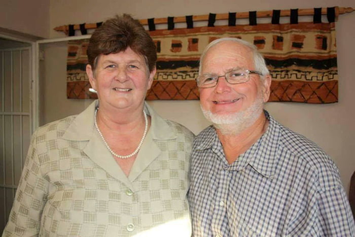 South African Theo Bekker (79) murdered with an iron bar, got his throat slit, and then they beat his wife Marlinda yesterday, after `Kill the Boer` speech