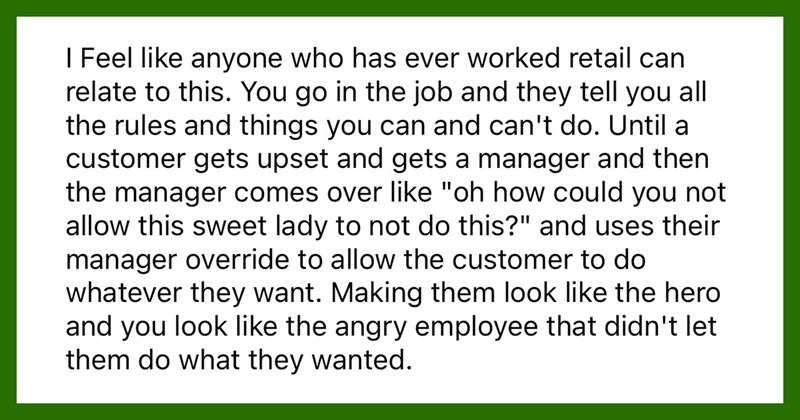 Employee Gets Even With Manager for Never Having Their Back in Front of Karens