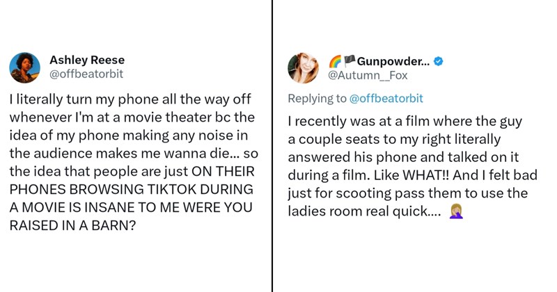 Moviegoers Complain About People Using Their Phones in the Movie Theater