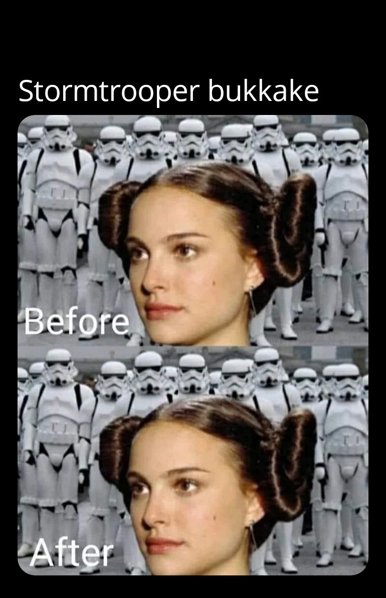 When you Google Padmé’s face – meme