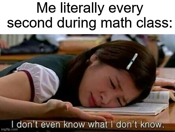 Math class really sucks ಥ_ಥ