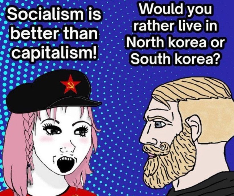 And do anyone flee capitalism for communism? – meme