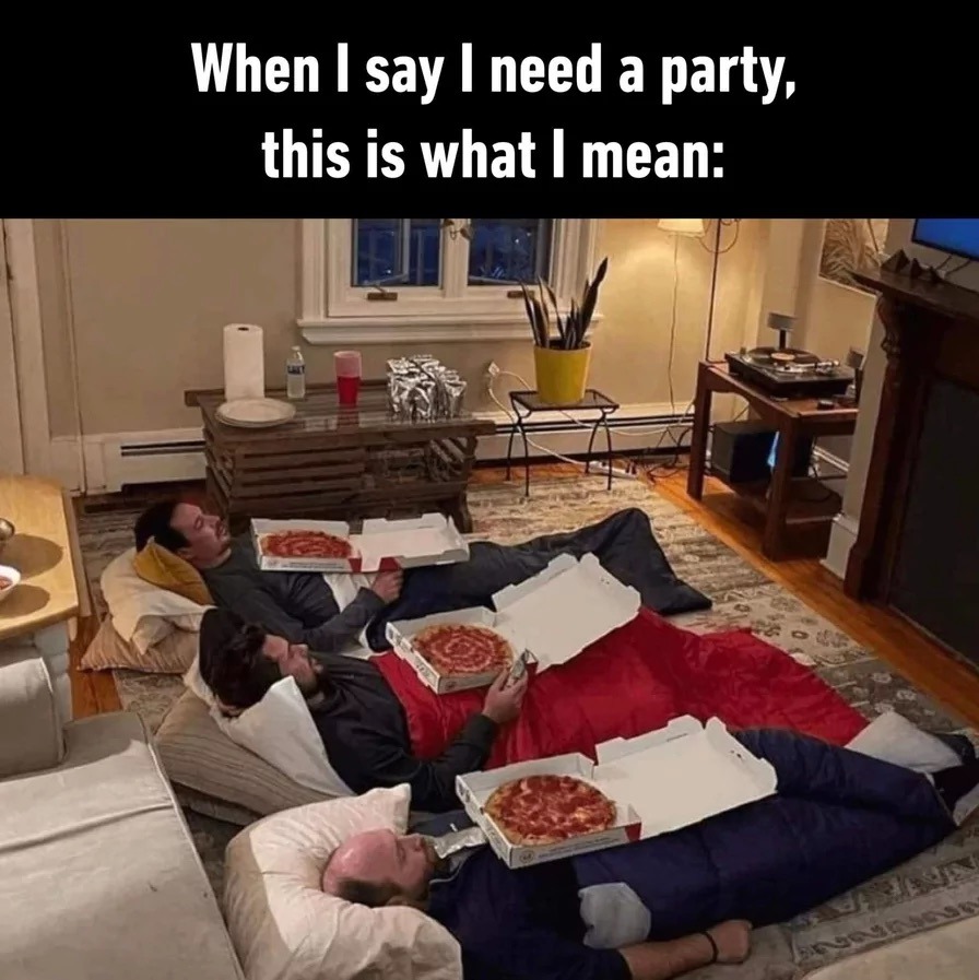 My way of partying hard – meme