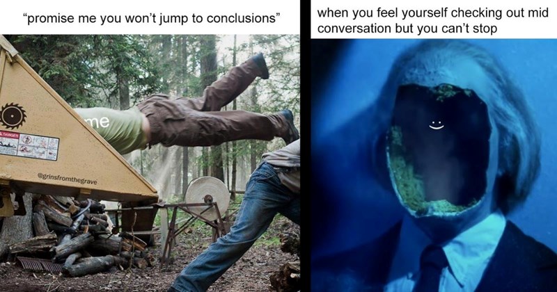 An Overthinker’s Haunted Trunk of the Spookiest Anxiety Memes