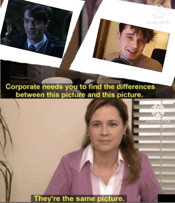 Have you noticed how similar Wilbur and Tom Riddle are? – meme