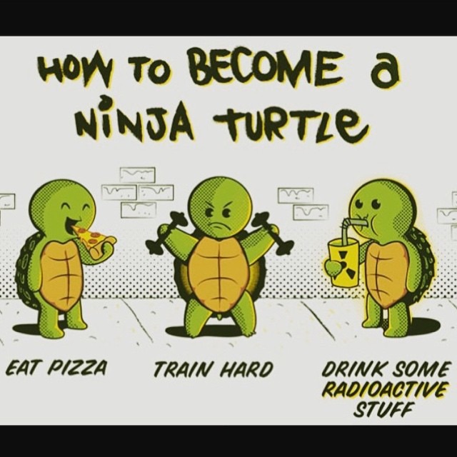 me as a kid training to be a ninja turtle – meme