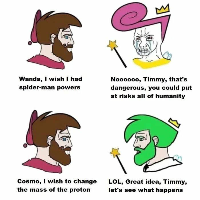 Incel Wanda vs. Chad Cosmo – meme