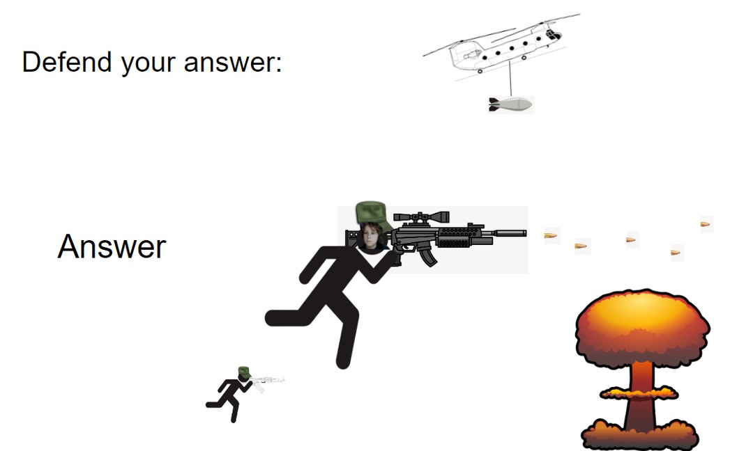 defend your answer – meme