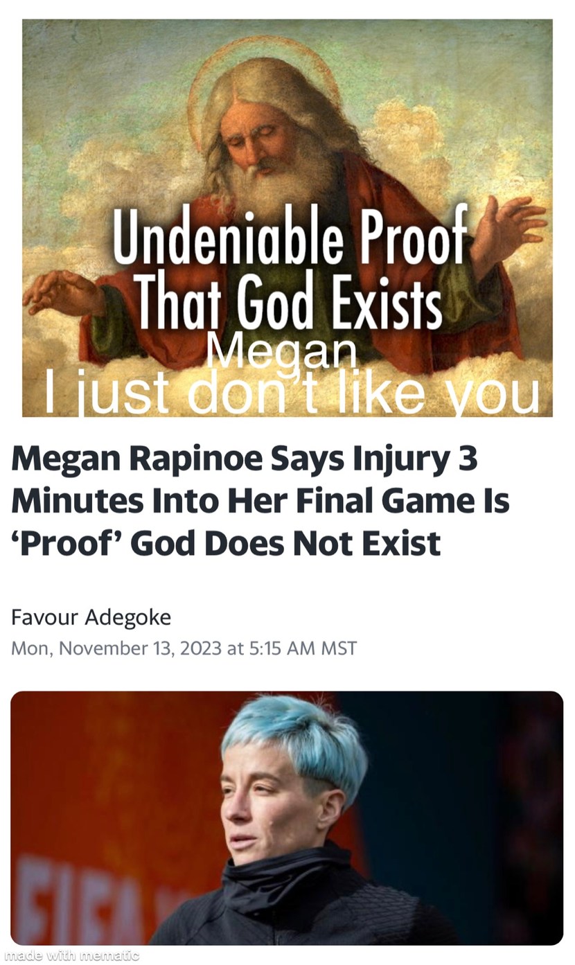 Welp, that answers that question…Good one God – meme