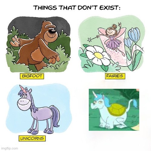 Discovering something that doesn’t exist – meme