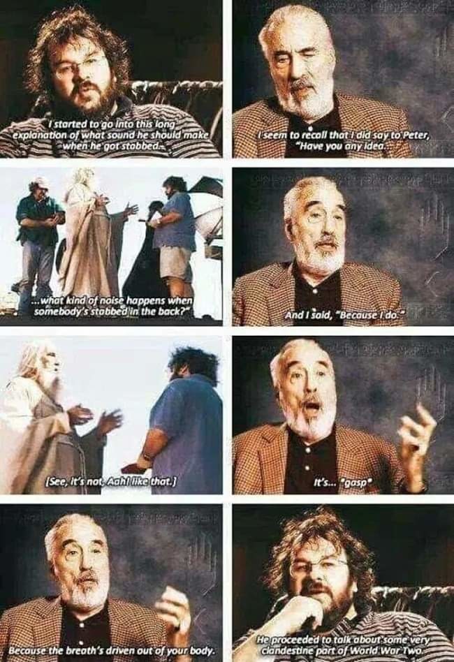 Christopher Lee was a badass – meme