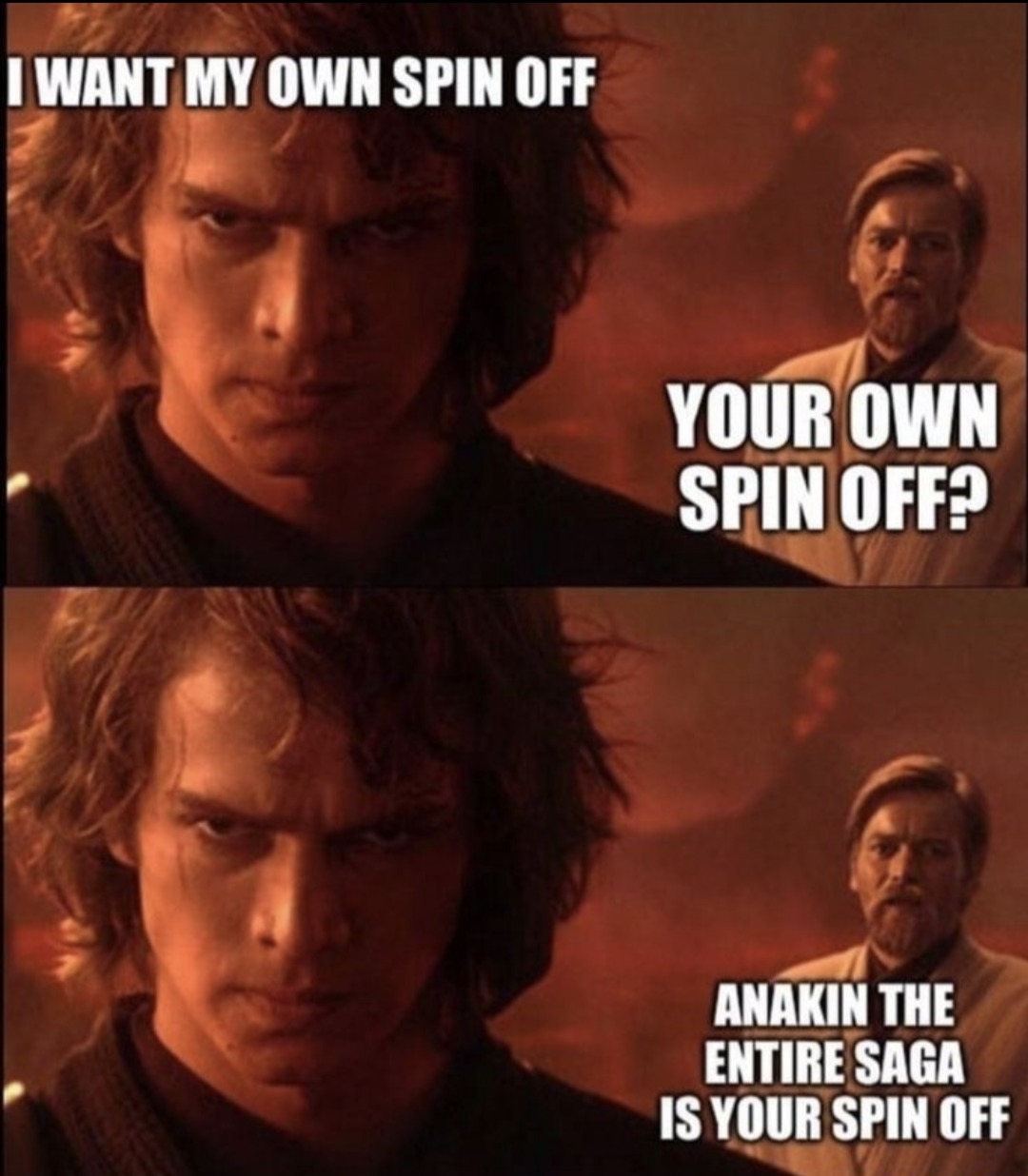 Anakin owns the prequels, except for our General "Hello there" Kenobi – meme