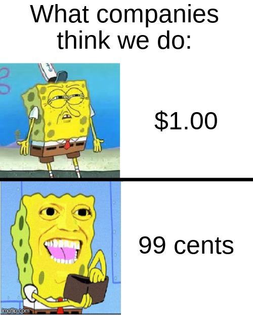 Spongebob money meme