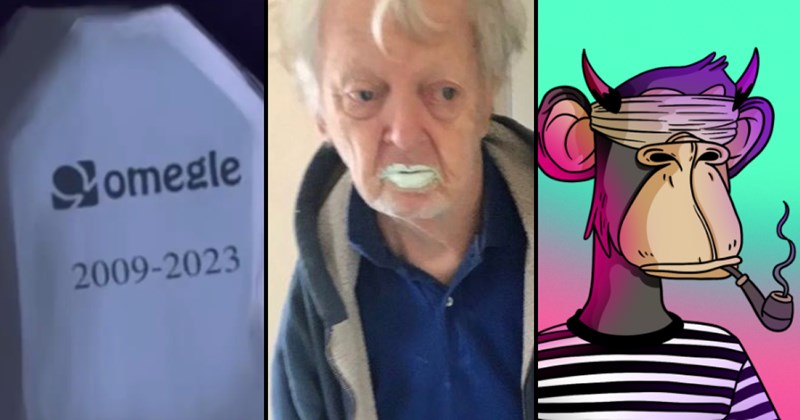 Weekly Internet Roundup: Omegle Ends, Face Tattoos, and Bored Ape Eye Damage