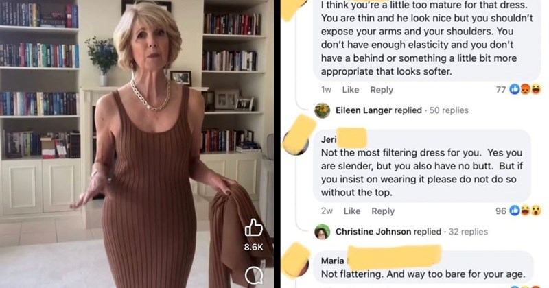 Bitter Old Haters Criticize Hot Grandma For Her Fashion, Youngsters Rush to Her Defense