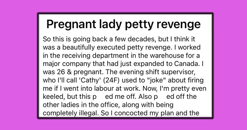 Pregnant Worker Gets Hilarious Revenge on Disrespectful Boss