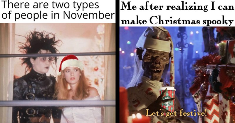 30+ Holiday Memes for Spooky Folks Determined to Christmassify That 13ft Skeleton