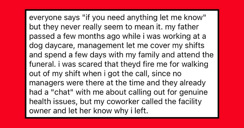 Boss Plans to Fire Employee After His Father’s Passing Because She ‘Doesn’t Know How Responsible He is’