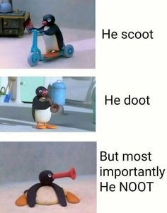 Pingu theme starts – meme