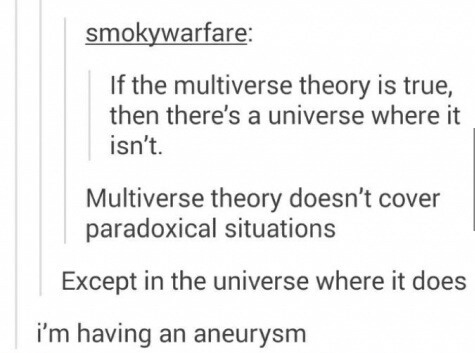 Multiverse, same as the first – a whole lot louder & a whole lot worse! – meme