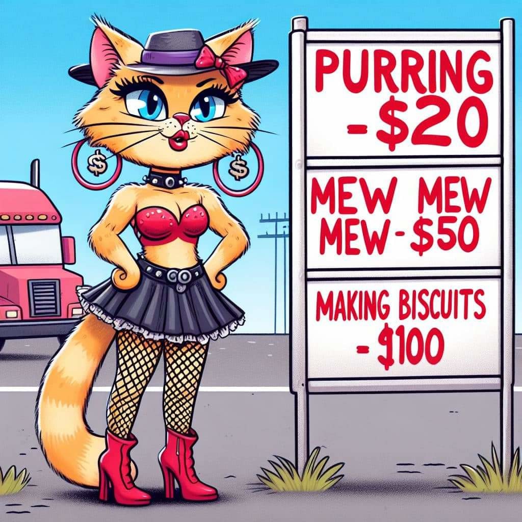 Cat hooker – meme