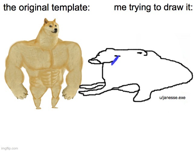 i suck at drawing :/ – meme