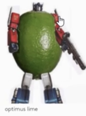 Optimus lime – meme