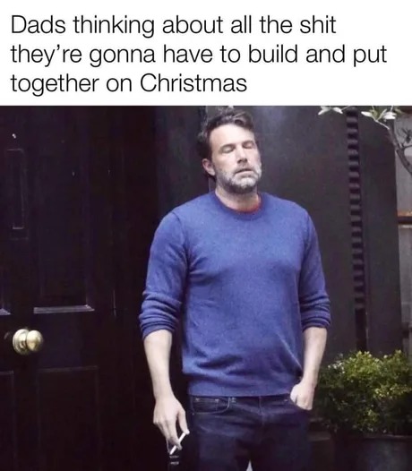 Dads during Christmas – meme