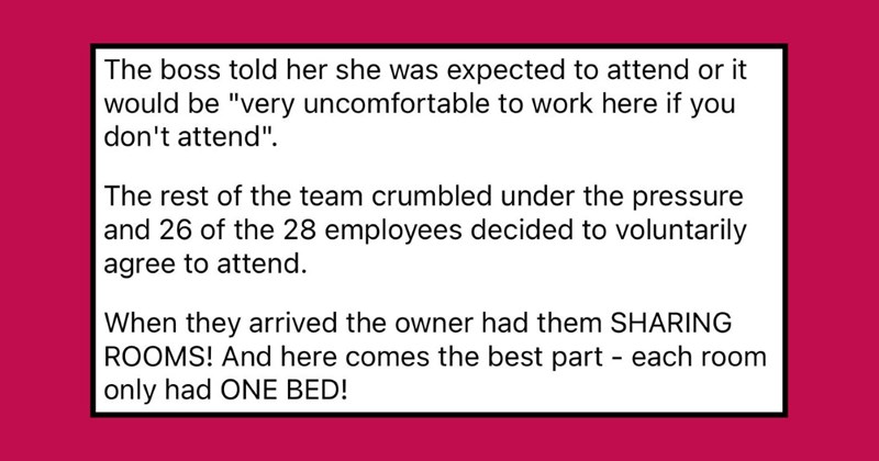 ”It would be very uncomfortable to work here if you don’t attend’: Boss forces teachers to share beds during ‘mandatory’ unpaid work retreat, two strong teachers refuse to attend