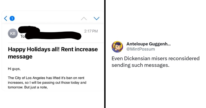 ‘This is an IRL Hallmark movie villain arc’: Scrooge landlord raises rent before Christmas after LA lifts ban on rent increases