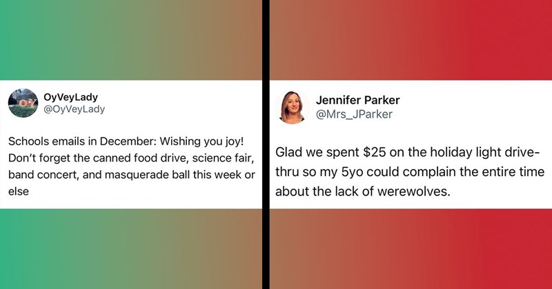 25+ of the Funniest Parenting Tweets of the Week (Holiday Edition) (December 21, 2023)