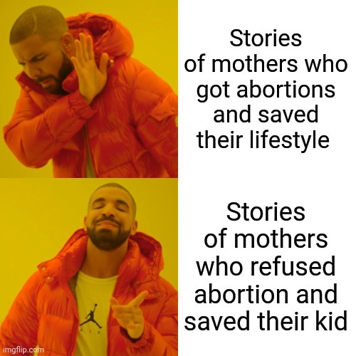 They just make better stories – meme