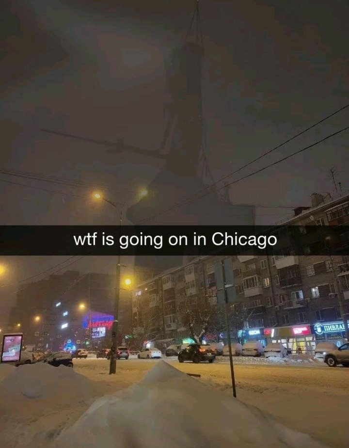 Like antennas to Chicago – meme