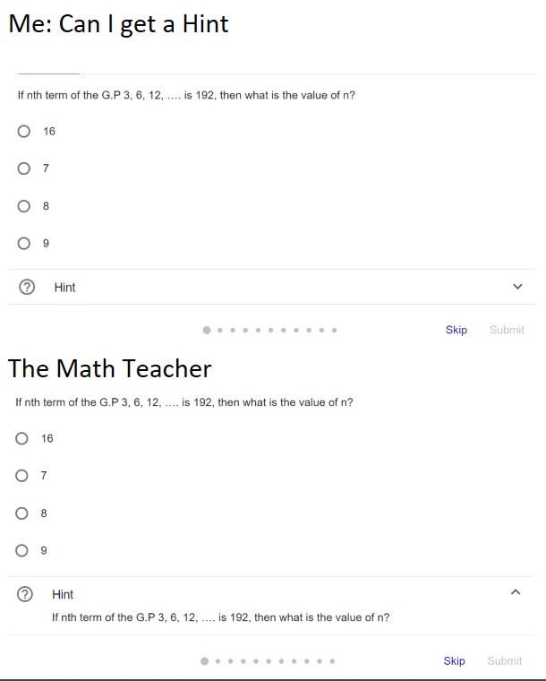 Math Class Be Like – meme