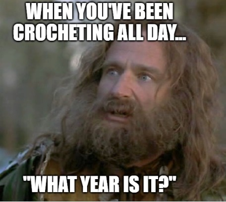 This is literally me any time I crochet XD – meme